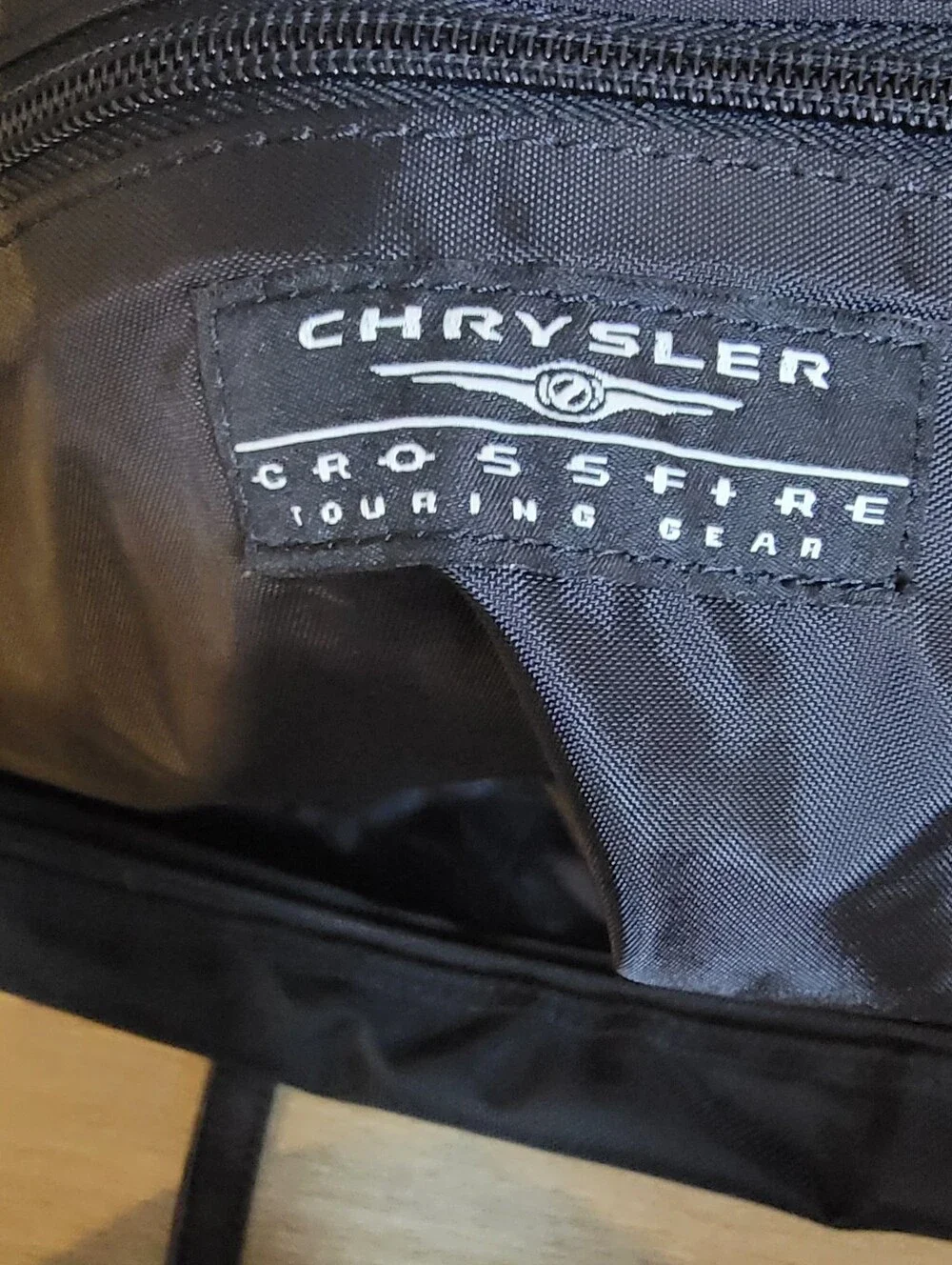 Chrysler Crossfire Touring Gear Duffel Bag Black Travel Weekender Bag 26x14
